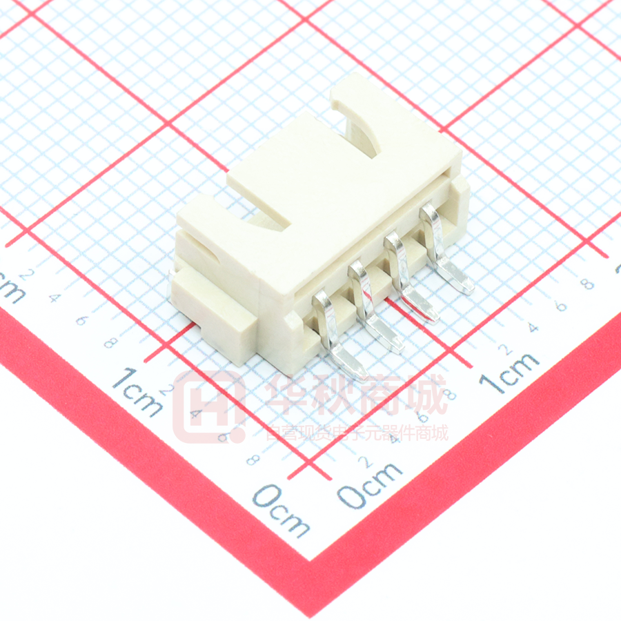 ZX-XH2.54-4PWT Pin header SMD,P=2.5mm,yatay SMD